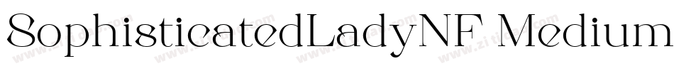 SophisticatedLadyNF Medium字体转换
